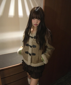 ボアフリースファームスタンジャケット BEIGE