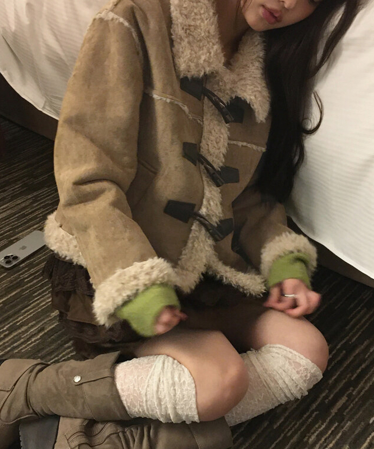 ボアフリースファームスタンジャケット BEIGE