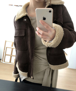 【SET】レイヤードラップロングニット BEIGE