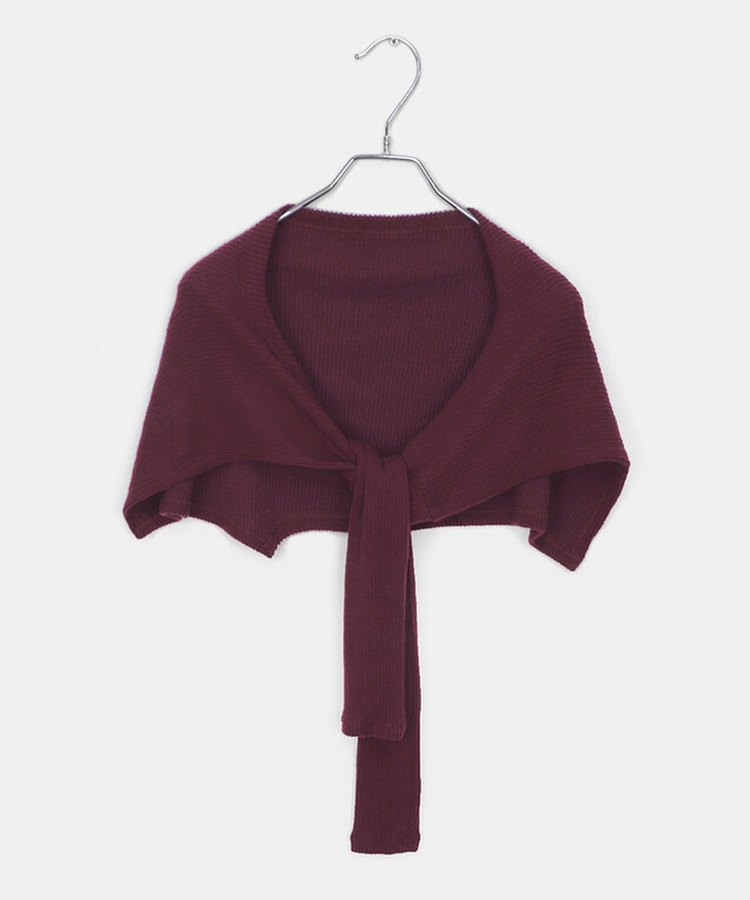 【SET】レイヤードラップロングニット