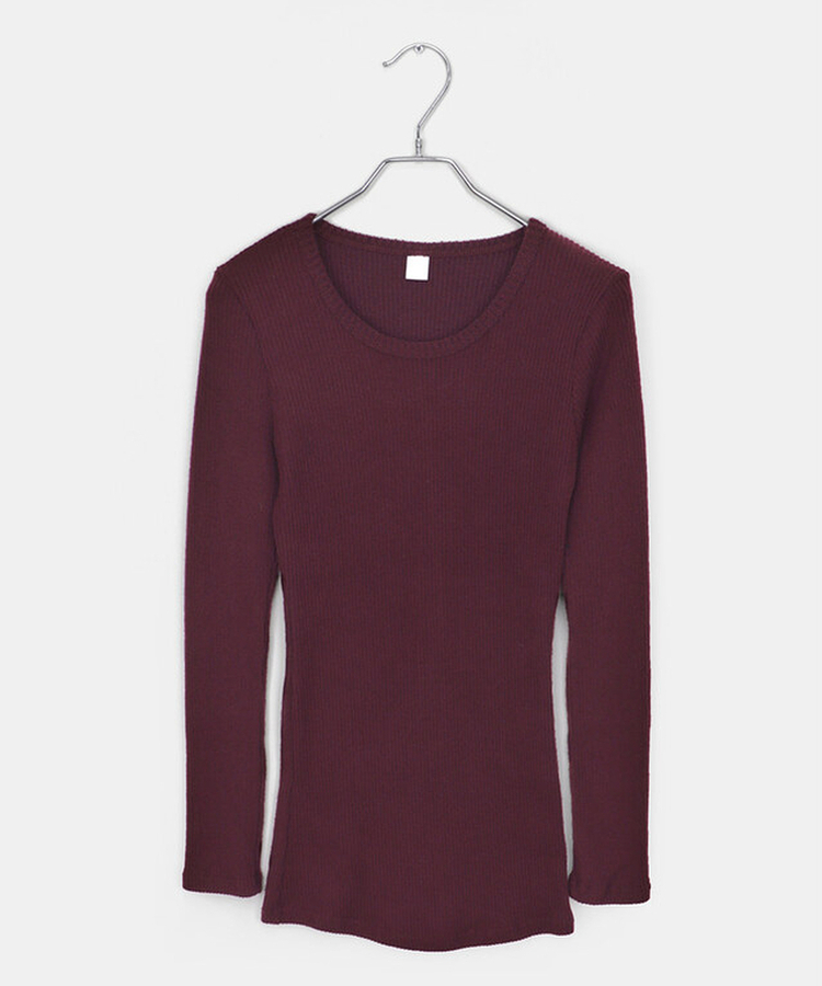 【SET】レイヤードラップロングニット