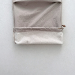 【起毛】バンディングナイロンワイドカーゴパンツ