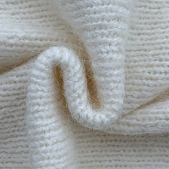 【ベルト付き】ワンショルダーボカシニットミニワンピース