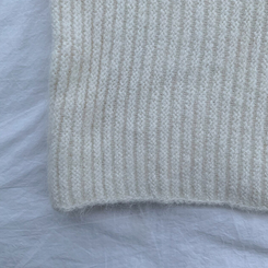 【ベルト付き】ワンショルダーボカシニットミニワンピース