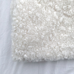 ツーボタンウールボアノーカラーコート