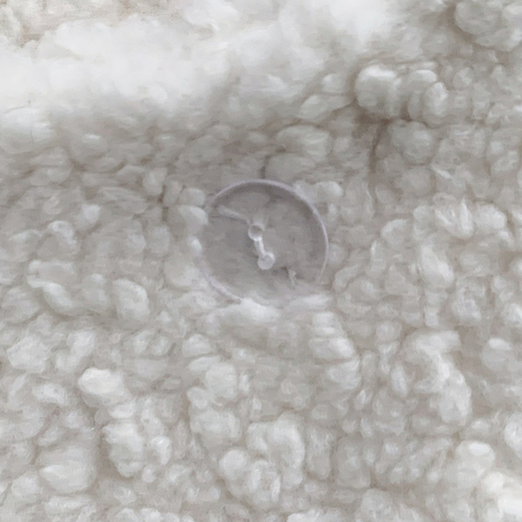 ツーボタンウールボアノーカラーコート