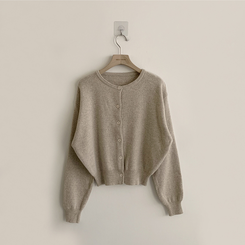 ウールラウンドニットカーディガン(8color)