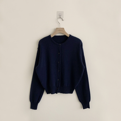 ウールラウンドニットカーディガン(8color)