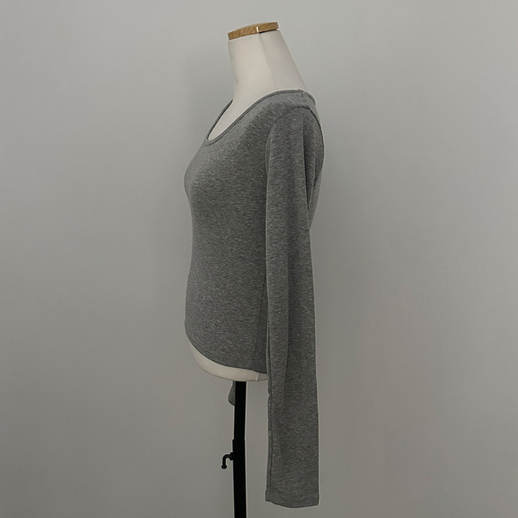 슈가 말랑 유넥 기모 긴팔 티셔츠