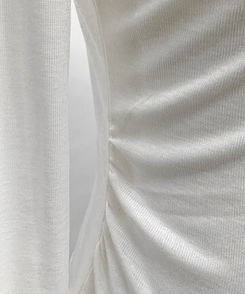 シャーリング長袖Tシャツ