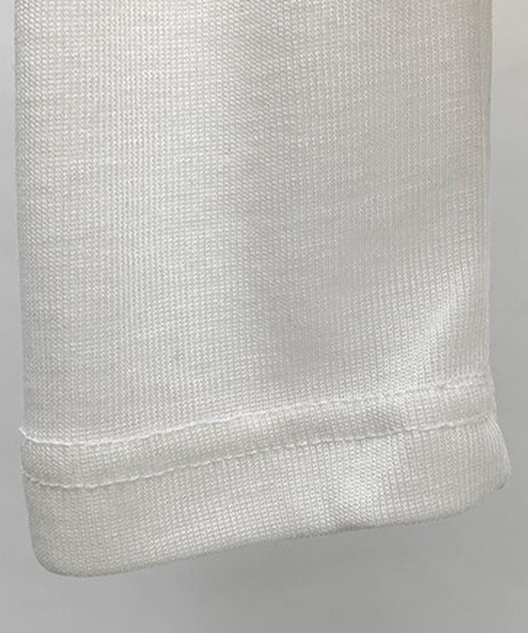 シャーリング長袖Tシャツ