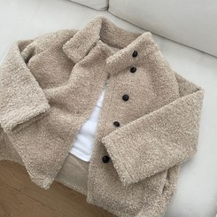 ハイネックウールボアムスタンジャケット