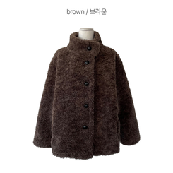 ハイネックウールボアムスタンジャケット