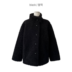 ハイネックウールボアムスタンジャケット