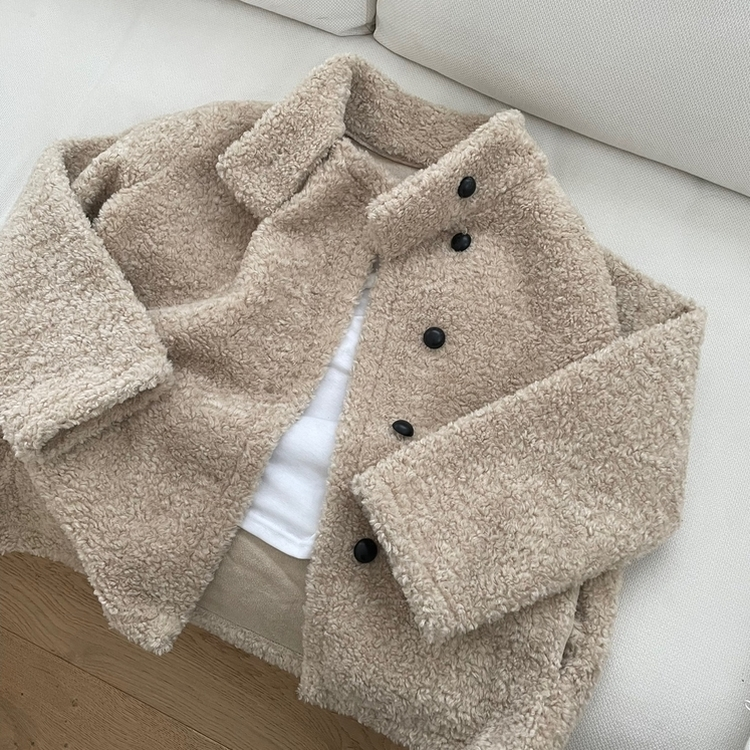 ハイネックウールボアムスタンジャケット