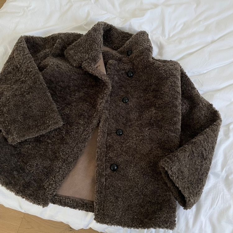 ハイネックウールボアムスタンジャケット