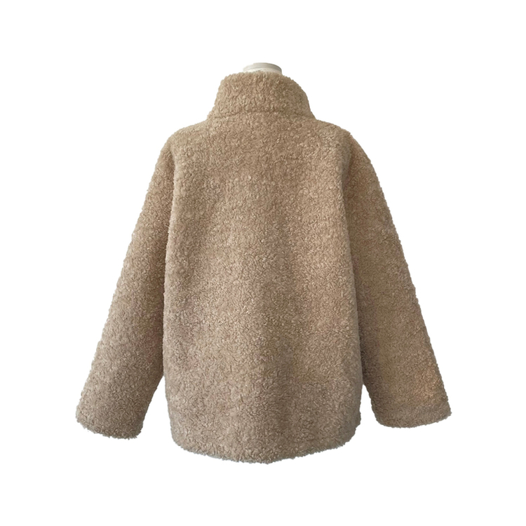 ハイネックウールボアムスタンジャケット