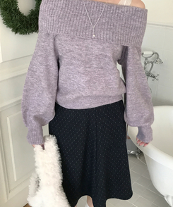 ドットミディスカート mini dot