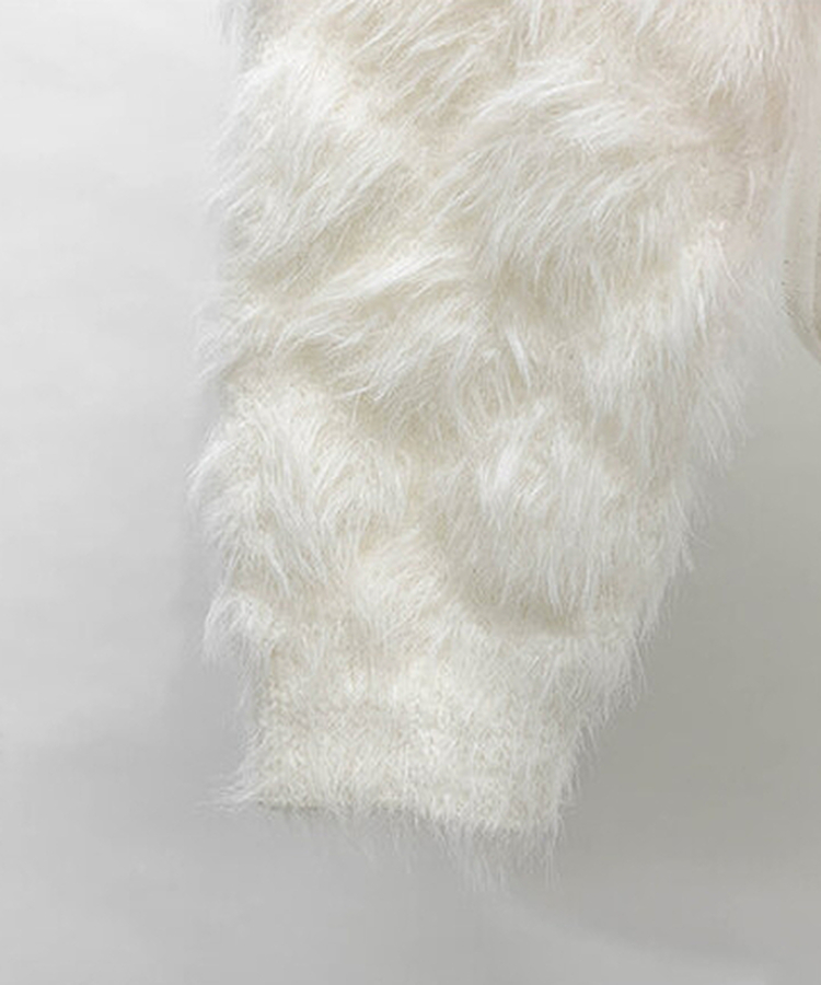 真珠ファーカーディガン