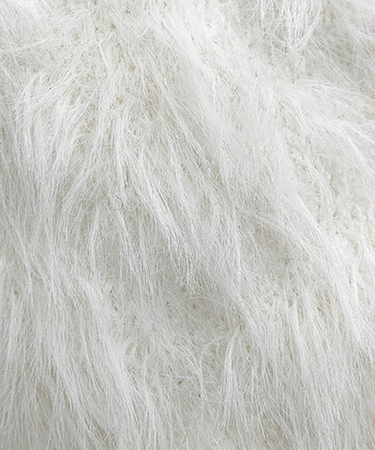 真珠ファーカーディガン