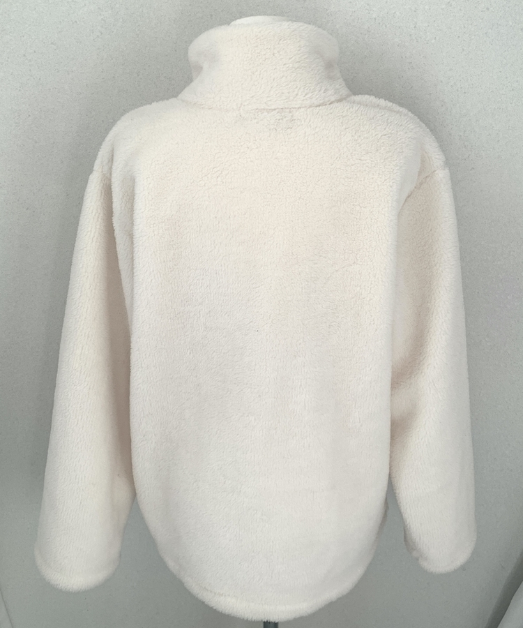 ハイネックツーボタンファーウールコート