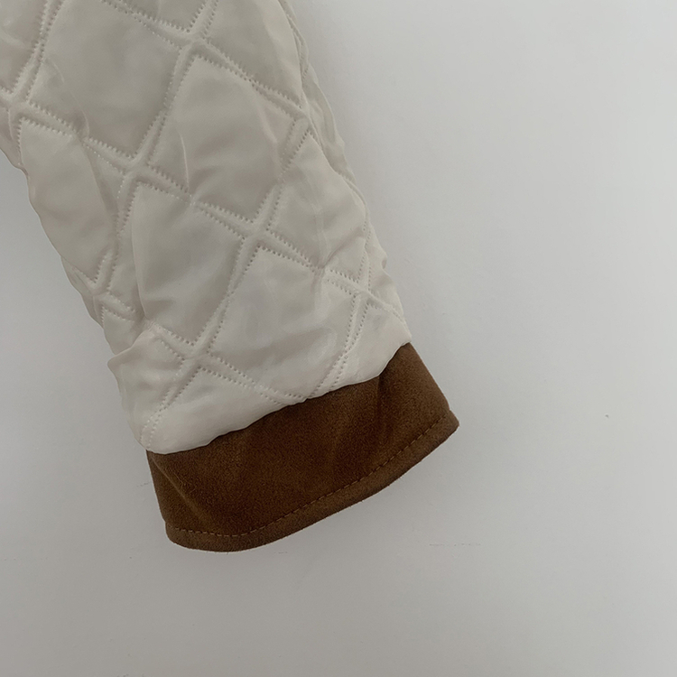 厚手スタッドファーカラースエードムスタンジャンパー