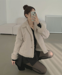 スエードテディベアファームスタン CREAM