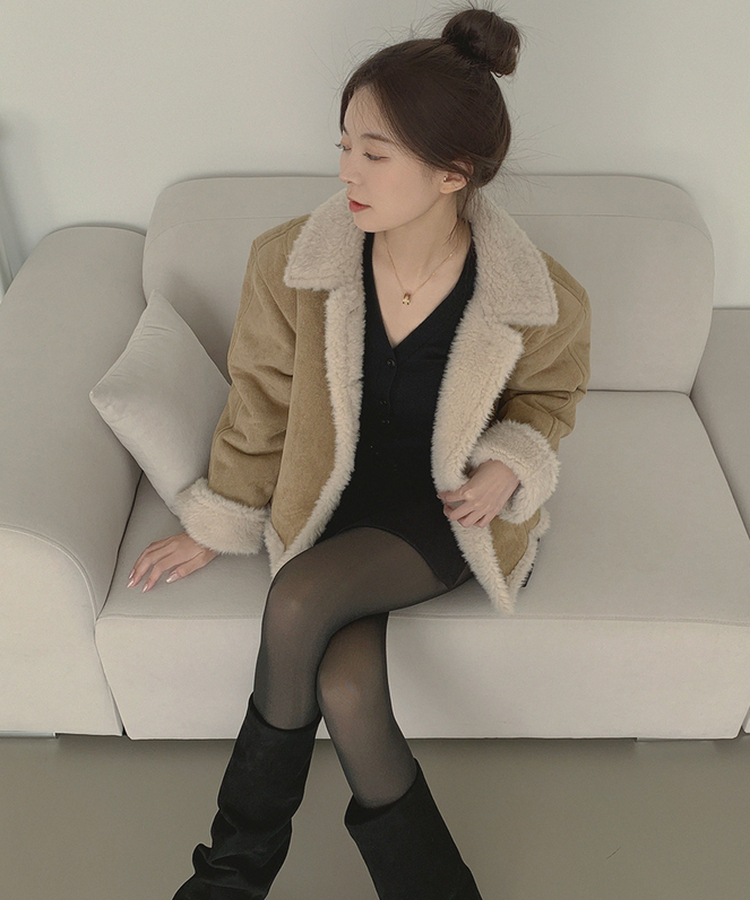 スエードテディベアファームスタン BEIGE