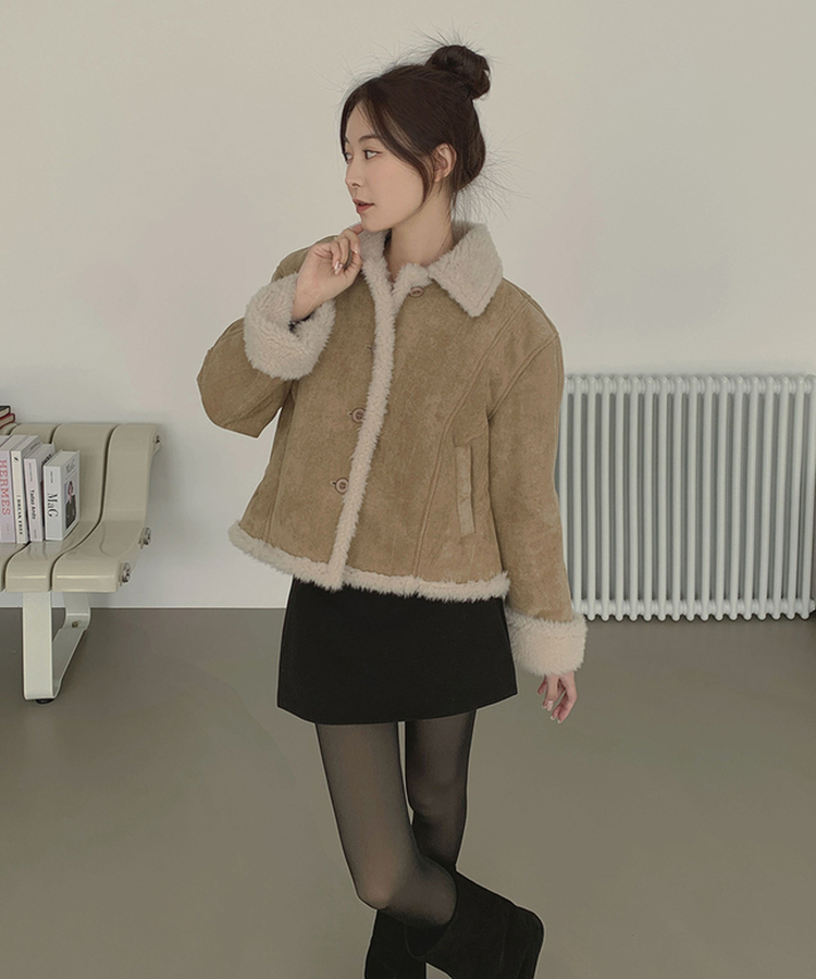 スエードテディベアファームスタン BEIGE