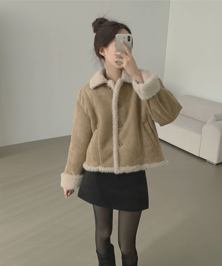 スエードテディベアファームスタン BEIGE