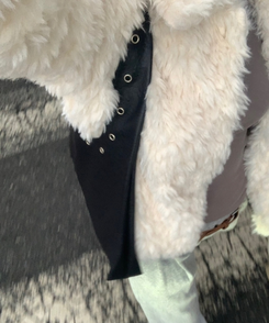 スタッドアイレットレザーバッグ Black(Winter)