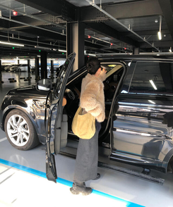 【起毛】ウォームフリーススカート CHARCOAL