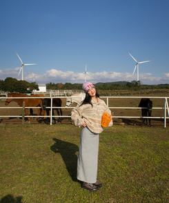 【起毛】ウォームフリーススカート GRAY