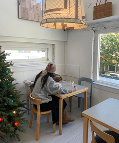 【起毛】ウォームフリーススカート BLACK