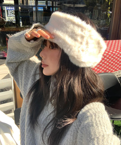 ニットジップアップ GRAY