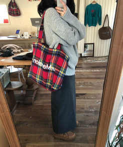 ニットジップアップ GRAY