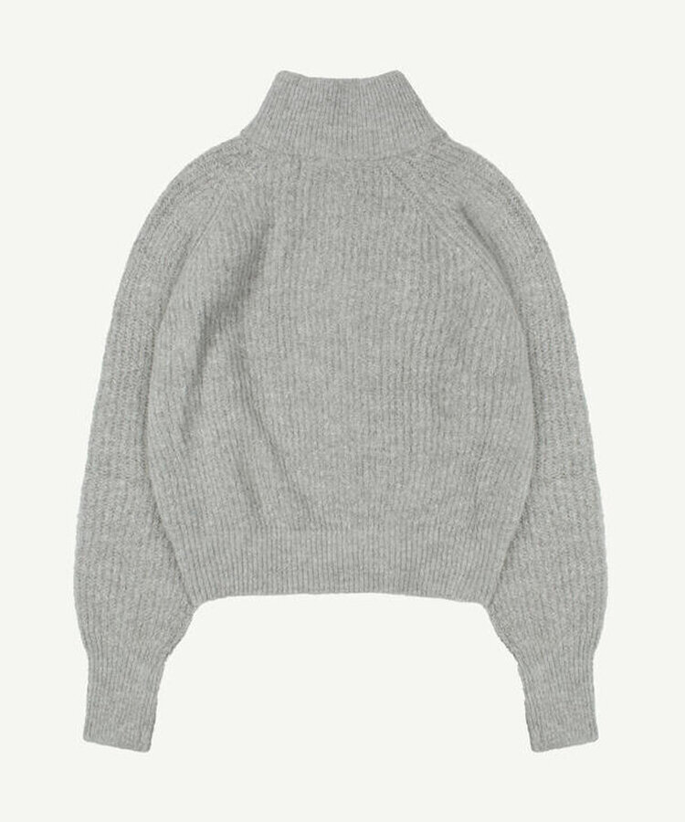 ニットジップアップ