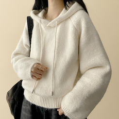 バミューフードニット(6color) IVORY