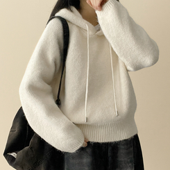 バミューフードニット(6color) IVORY