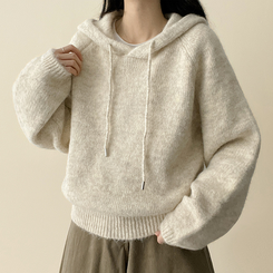 バミューフードニット(6color) BEIGE