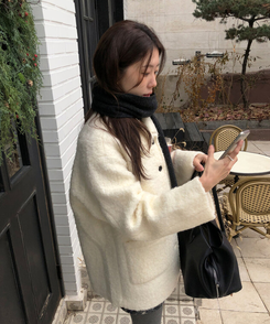 スノーハーフコート IVORY