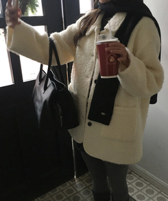 スノーハーフコート IVORY