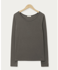 【起毛】ラウンドスリム長袖Tシャツ(22color)