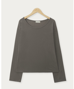 【起毛】ラウンドスリム長袖Tシャツ(22color)