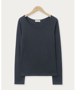【起毛】ラウンドスリム長袖Tシャツ(22color)