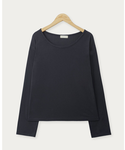 【起毛】ラウンドスリム長袖Tシャツ(22color)