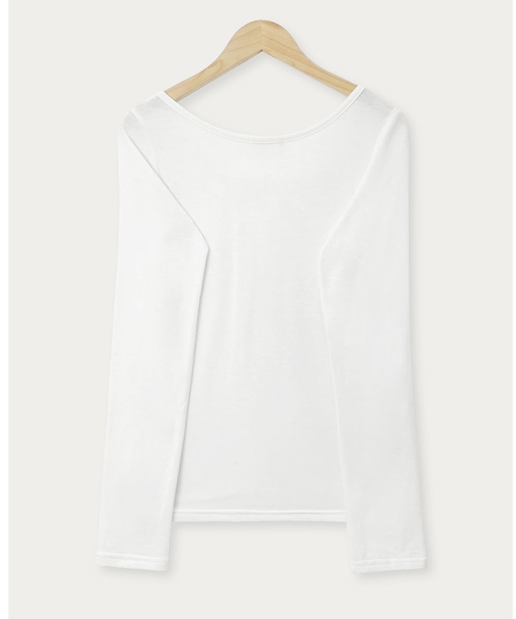 【起毛】ラウンドスリム長袖Tシャツ(22color)