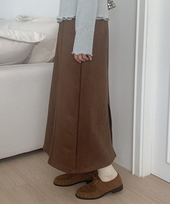 ハニースエードローファー BROWN