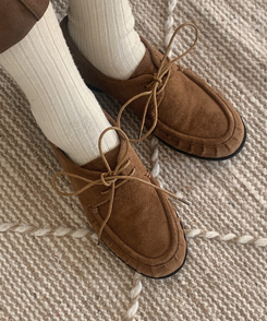 ハニースエードローファー BROWN