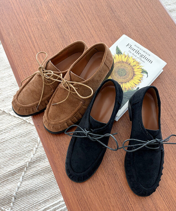 ハニースエードローファー